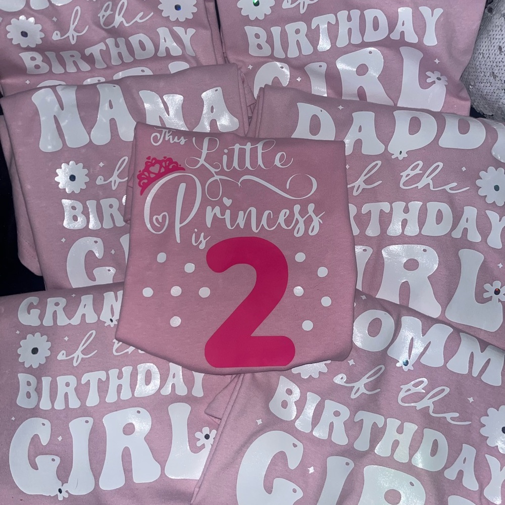Custom Birthday Bundle Matching Set 5pc Bundle Customize Your Own